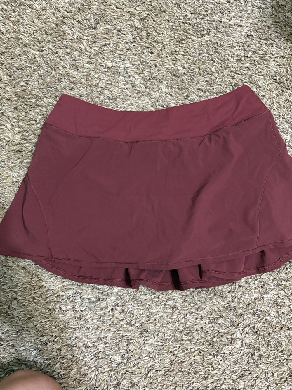 CRZ YOGA Burgundy Circle Skort